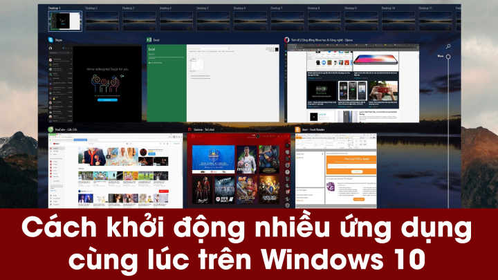 Hướng dẫn mở nhiều ứng dụng bằng một lần click chuột trên Windows - SurfacePro.vn